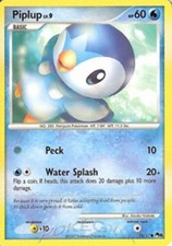Moderately Played Piplup - 15/17 - Common - Holo Pokemon POP Series 6 on eBay