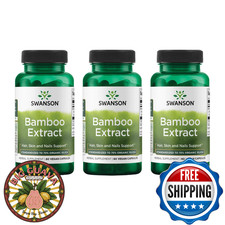 Swanson Bamboo Extract - Natural Hair, Skin and Nails Supplement - 70 Silica Co