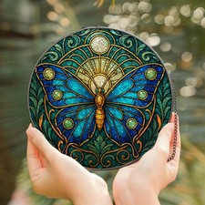 Butterfly Stained Glass Style Suncatcher Hanging Window Decor Sun Catcher Art