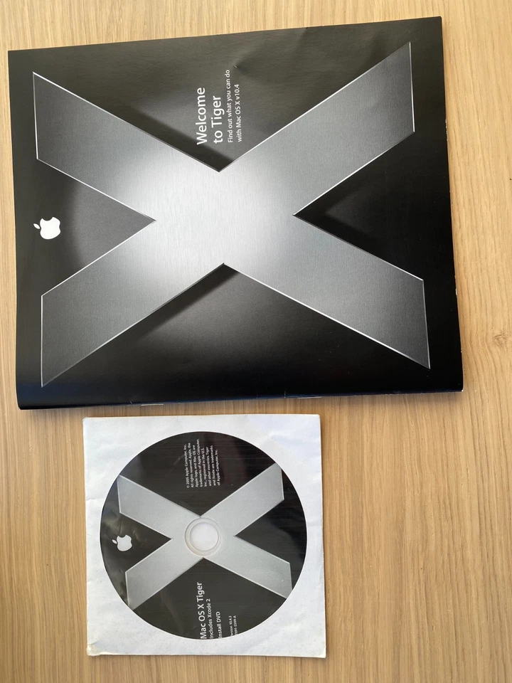 Apple Mac OS X Tiger 10.4.3 MA190Z/A Retail Boxed Set – Complete – Rare - Image 4 of 4