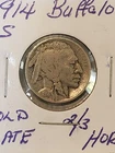 1914s Buffalo Nickel With Bold Date, 2/3 Horn. Nice Original Tougher Date.