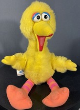 BIG BIRD VTG 1986 Sesame Street Talking Plush Pull-String Hasbro  Works 21  