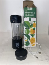 Portable Blender With Charger & Lid (TESTED/WORKS)