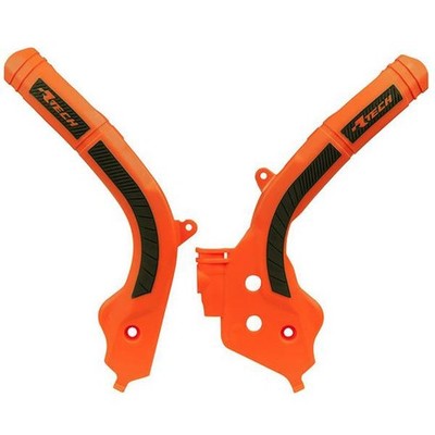 plastic frame protectors Ktm Sx / Sxf 2016 - 2018 Exc 2017 - 2019 orange