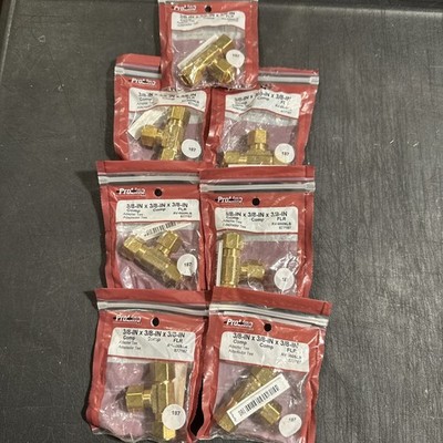 proline 7 Fittings 3/8  compx 3/8  comp x3/8  FLR adapter tee AV-666NLB NEW(123)