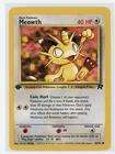 Pokemon TCG - Meowth 62/82 - Team Rocket - 1st Edition