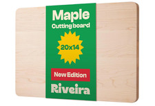 Maple Wood Cutting Board   Reveira New Edition: 20 x 14 Wooden