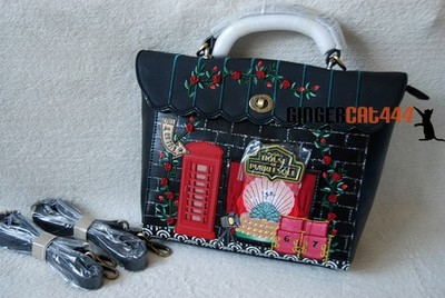 Vendula Purrlesque Burlesque Club Multifunktion Umhängetasche Rucksack Weiß Katze