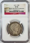 1911 Barber Half Dollar NGC VF-20 Stack's W 57th St Collection