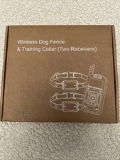 Wireless 2 in 1 Electric Dog Fence Containment System Rechargeable Shock Collar