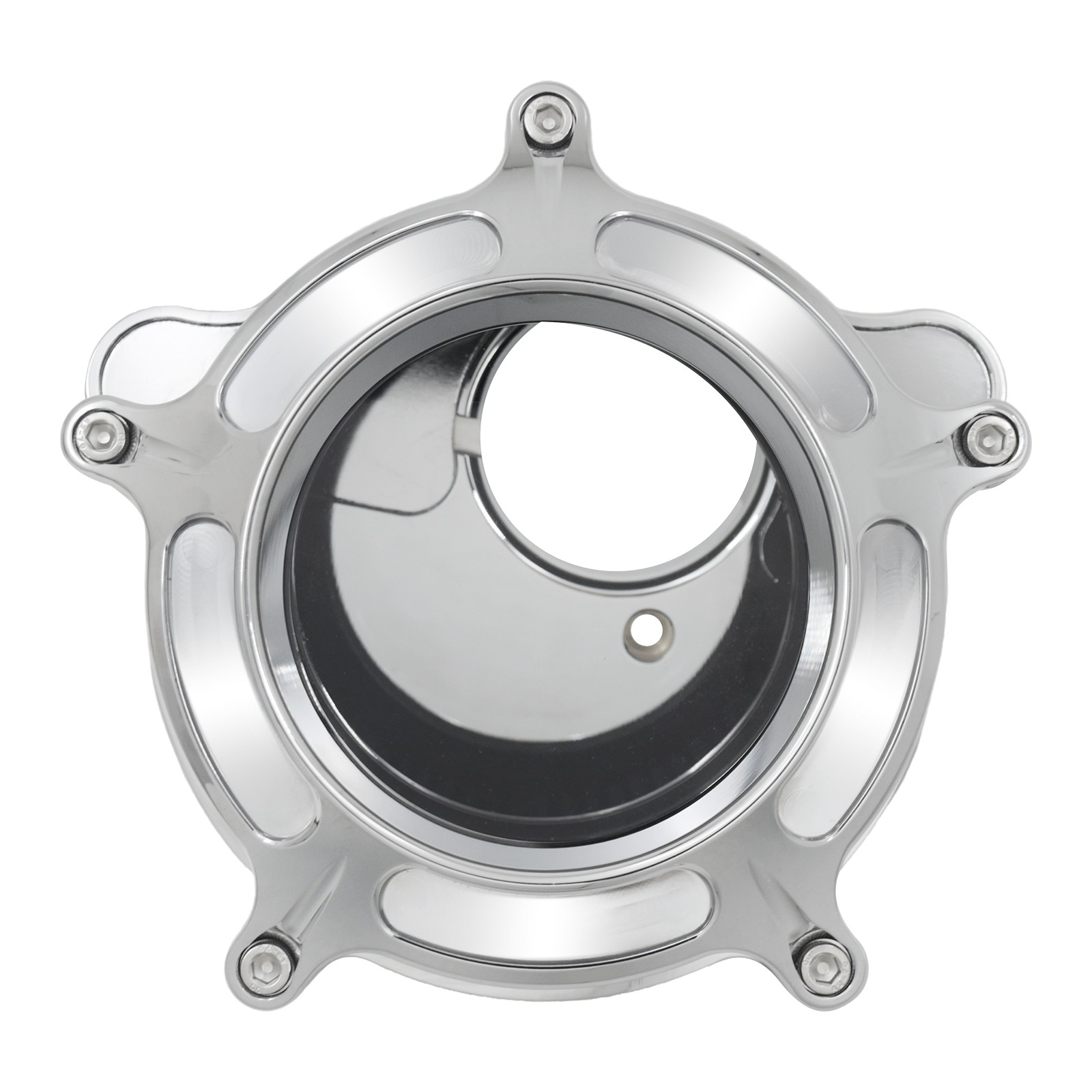 Clear Chrome Air Filter Blue Intake For Harley 18-2025 Softail Fat Boy Breakout