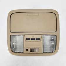 Honda Acura Overhead Dome Light Tan Oem Console Assembly Homelink 2 Pin Ex Beige