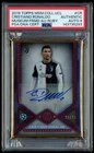 2019 Topps Museum Collection Cristiano Ronaldo Framed Auto Ruby /25 PSA Auth