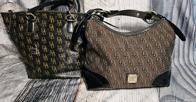 Vintage Dooney & Bourke 1975 Collection & Nikki Shoulder Hobo Purse Bundle Of 2 