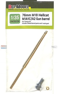 DEFDM35124 1:35 DEF Model M18 Hellcat 76mm M1A1C/A2 Gun Barrel (TAM kit)