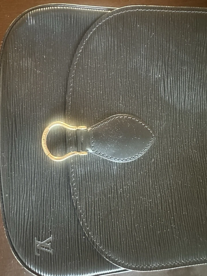 Bolso Bandolera LOUIS VUITTON Vintage Epi Saint Cloud Negro Foto 2 de 4