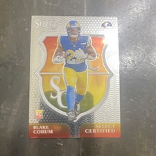 Panini 2024 Select Certified Blake Corum #25 Rookie Los Angeles Rams