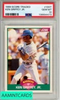 1989 SCORE TRADED KEN GRIFFEY JR  #100T PSA 10 GEM MT RC