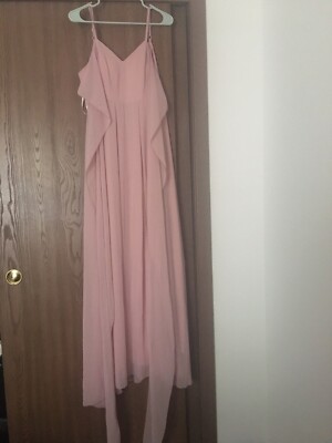 shein bridesmaid dresses pink Summer Women's Elegant Bridesmaid Dress,Satin Sleeveless Bow Design Pink Formal Prom Dress,Wedding Guest,Graduation Ceremony,Festival