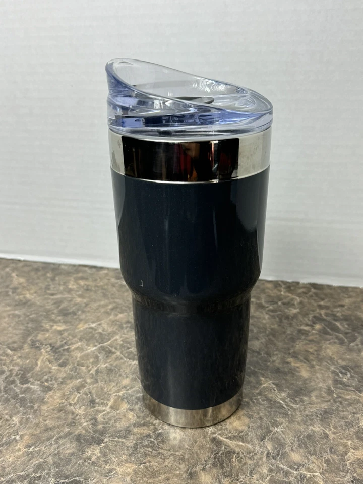 RARO Dunkin Donuts 24oz Vaso Gris Taza de Viaje Acero Inoxidable Edición Limitada Foto 2 de 4