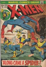 "X-Men" 83, August 1973; Marvel Comics Group comic book: good condition