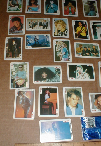 1986 Dandy Rock'n Bubble Near Set Simply Red Murphy Sting Whitney Queen Wax Pack - Picture 4 of 7