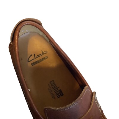 Clarks Hamilton Way Driving Style Penny Loafers Men Size 7.5  display picture 2