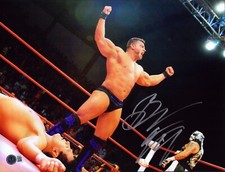 Brian Cage Signed 11x14 Photo BAS COA AEW ROH PWG Lucha Libre AAA Impact Auto 59