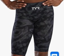 BRAND NEW TYR High Waist Jammer Avictor 2.0 Tech suit Titanium Size 34