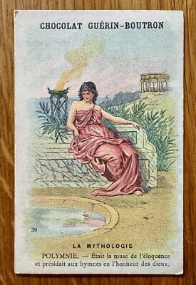 Chromo Guérin-Boutron / Mythology: Polymnia