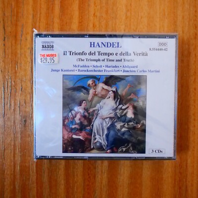 HANDEL: Il Trionfo del Tempo e Della Verità [3 x CD] 2000 BRAND NEW & SEALED