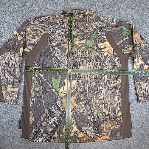 Under Armour Shirt Men's L Camouflage Stretch Outdoor Duck Blind Mossy Oak - Picture 9 of 12