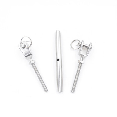 Closed Body Turnbuckle 304 Stainless Steel Rigging Flower Basket Screw M5 - M24