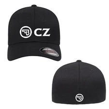 CZ Logo Embroidered Flexfit Hat Front and Back Stitch
