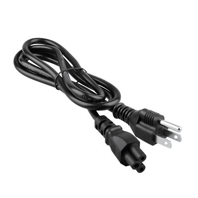 3-Pin AC Power Cord Cable Plug For Sharp NoteVision XR-1S & XR-1X DLP Projector