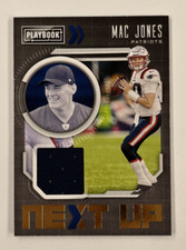 2021 Playbook Football Mac Jones Next Up Relic NXT-MJO New England Patriots
