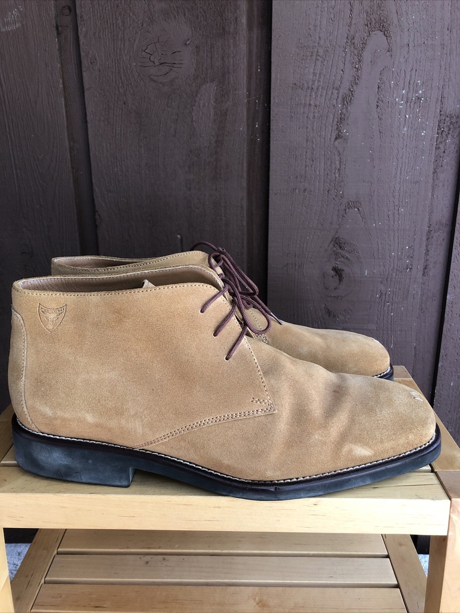 Toschi cap toe Ankle Boots Men size 10 in Fair condition Q549 Calzoleria Toscana Dip-Dyed Combat Boot - Toscana USA main image 4