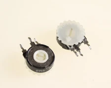 LOT OF 50 PT15YH06255A3030S PIHER POTENTIOMETER 2.5 MOHM, 0.25W THUMBWHEEL