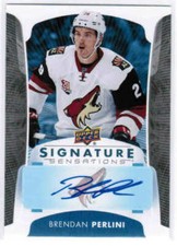 17/18 UD SERIES 1 HOCKEY SIGNATURE SENSATIONS AUTO CARDS SS-XX U-Pick From List