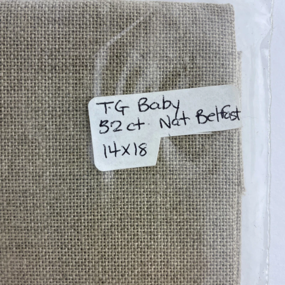 Told In a Garden Cross Stitch Pattern Baby in a Basket + Belfast Linen Canvas - Image 4 of 4