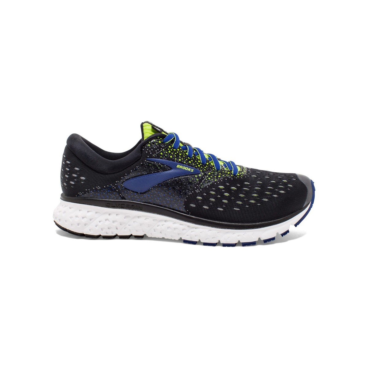 Brooks Glycerin 17 Mens US 12 Running Shoes Black Blue 1102961D069 Athletic Brooks Glycerin 17 Mens 9 D Black Blue Shoes | Mercari main image 3