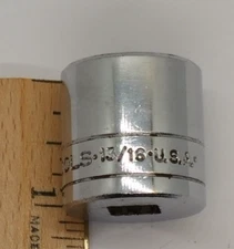 SK Tools 3/8" Drive 12 Point 13/16 In. Shallow SAE Socket USA 45126 S427