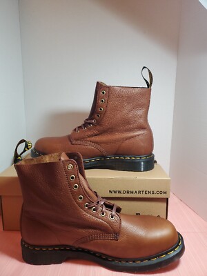 DR MARTENS 1460 PASCAL AMBASSADOR LEATHER LACE UP BOOTS