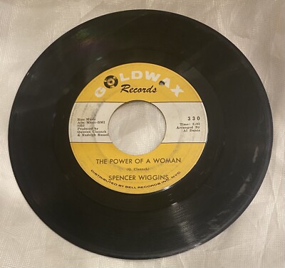 Spencer Wiggins  The Power Of A Woman/Lonely Man  7  45, Goldwax Soul Vinyl