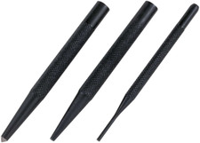 SET KIT UTENSILI A MANO BULINO PUNTERUOLO CACCIASPINE CACCIA SPINE ACCIAIO LTF