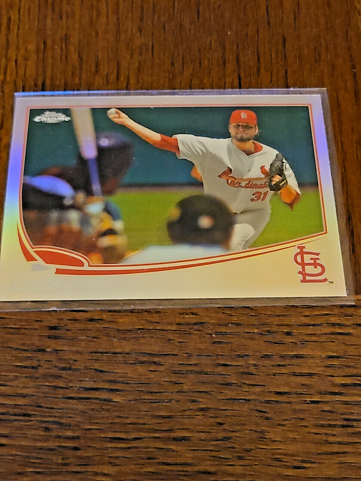 CARDINALS LANCE LYNN 2013 TOPPS CHROME REFRACTOR #7