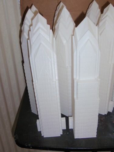 Z Scale Skyscrapers Based Off The One And Two Liberty Place High Rise WHOLESCALE - Picture 3 of 7
