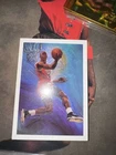 1990-91 NBA Hoops - Art Card Team Checklist #358 Michael Jordan