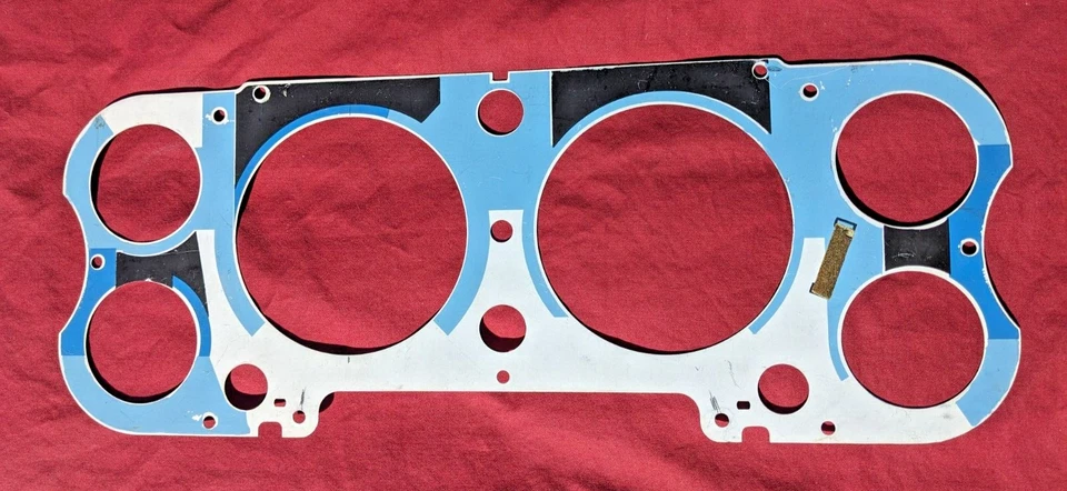 Cuadro de instrumentos velocímetro Mercury Capri 73 1973 calibre velocímetro 22 k millas tacómetro Foto 4 de 4