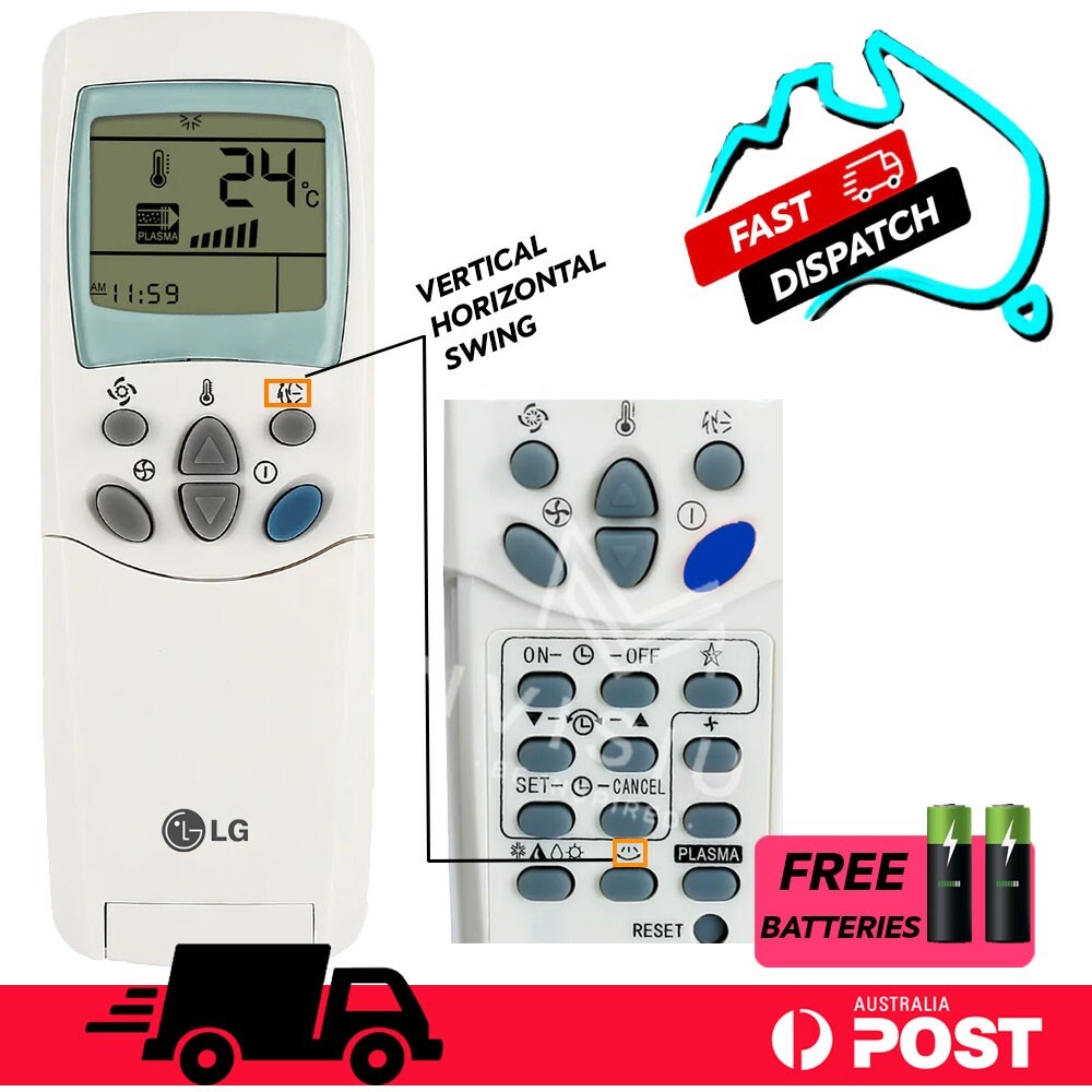 Air Conditioner Replacement Remote Control for LG LS-H096QNA0, LS